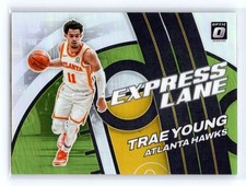 2021-22 Donruss Optic #5 Trae Young Express Lane Lime Green #/149