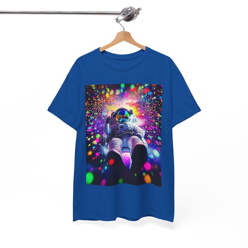 ASTRONAUT ART TSHIRT TEE GIFT MEN WOMEN TEENS COLORS GALAXY FALLING TRIPPY SHIRT - Picture 8 of 13