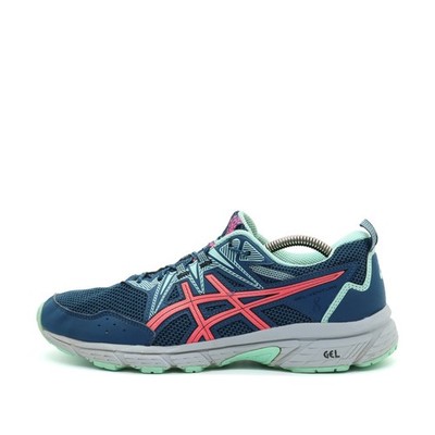ASICS Damen GEL-Venture 8 Sneaker blau/mint/pink Niedrig Laufschuhe EU 41.5