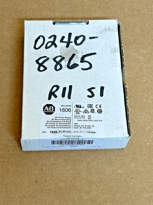 New Allen-Bradley 1606-XLP15A Power Supply 5V 3A 15W DIN Rail DC Power Supply
