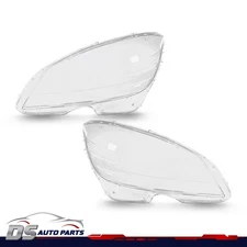 Headlight Lens Covers Fit For 2008-2011 Mercedes-Benz C-Class W204 Left & Right