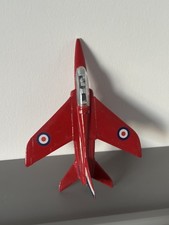 BUILT 1/72 Folland Gnat T.1 Red Arrows Aerobatic Team RAF St Athens Trainer 1972