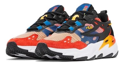 FILA RAY TRACER EVO TR2 LO LACE-UP TRAINER SNEAKER MEN SHOES MULTI/ SIZE 9.5 NEW