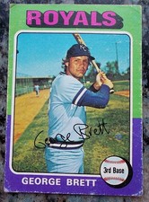1975 Topps George Brett Baseball Card 228 Kansas City Royals Ungraded Excellent