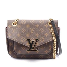 Louis Vuitton Passy Monogram Shoulder Bag Women Brown One Size 653823