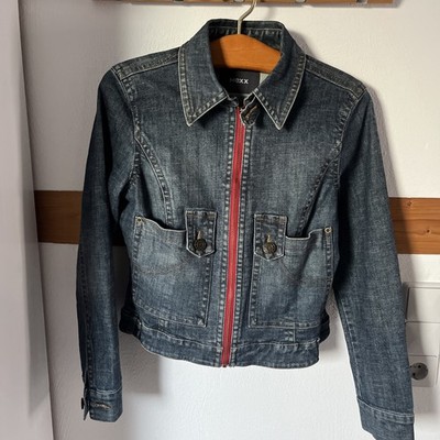 Mexx Damen Jeansjacke Jacke blau Gr. 40