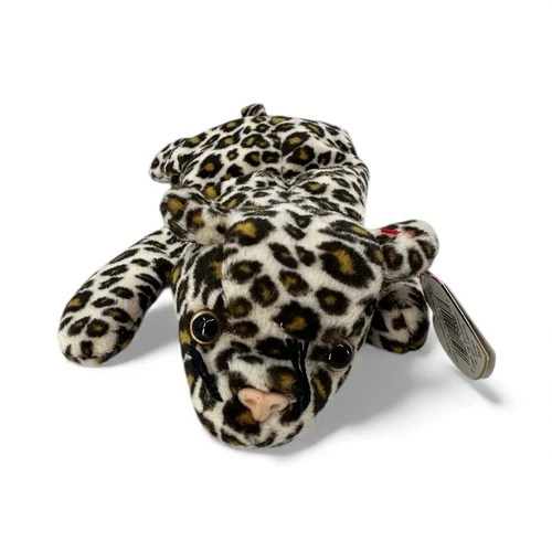 TY Beanie Baby Freckles Leopard 4066 1996 with Tags Plush Stuffed Animal Vintage