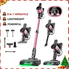 Cordless Vacuum Cleaner 40Kpa 45Mins Rechargeable 3 Modes Suction Lightweight US