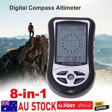 8 In 1 Handheld Electronic Navigation Compass Altimeter Barometer Thermometer