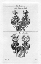 Löwental Lotzbeck - Wappen Adel coat of arms heraldry Heraldik