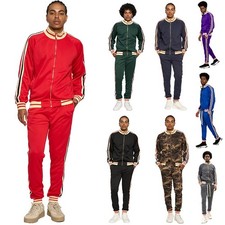 Men's Workout Sports Jogger Track Pants  Jacket Track Suit Set ST575EY