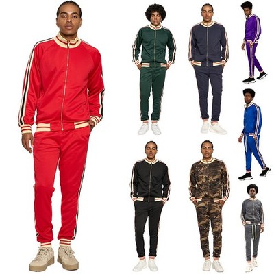 Men's Workout Sports Jogger Track Pants & Jacket Track Suit Set  ST575EY