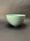 Vintage McCoy USA Ovenproof Ribbed Beehive 8” Mixing Bowl Turquoise Blue