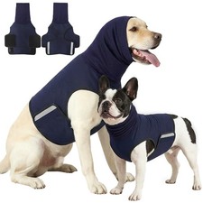 Dog Anxiety Vest with Turtleneck,Breathable Dog Jacket for Thunder, Fireworks