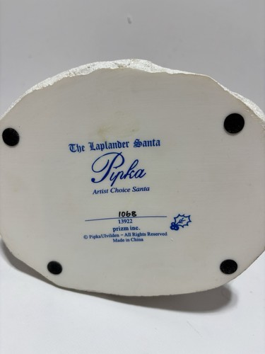 Pipka The Laplander Santa 11.5" Artist Choice COA # 1068 SKU # 13922 In Box - Picture 6 of 12