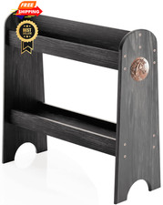 HOTCAN Pine Wood Saddle Rack   Ideal Stand for Western Horse Black