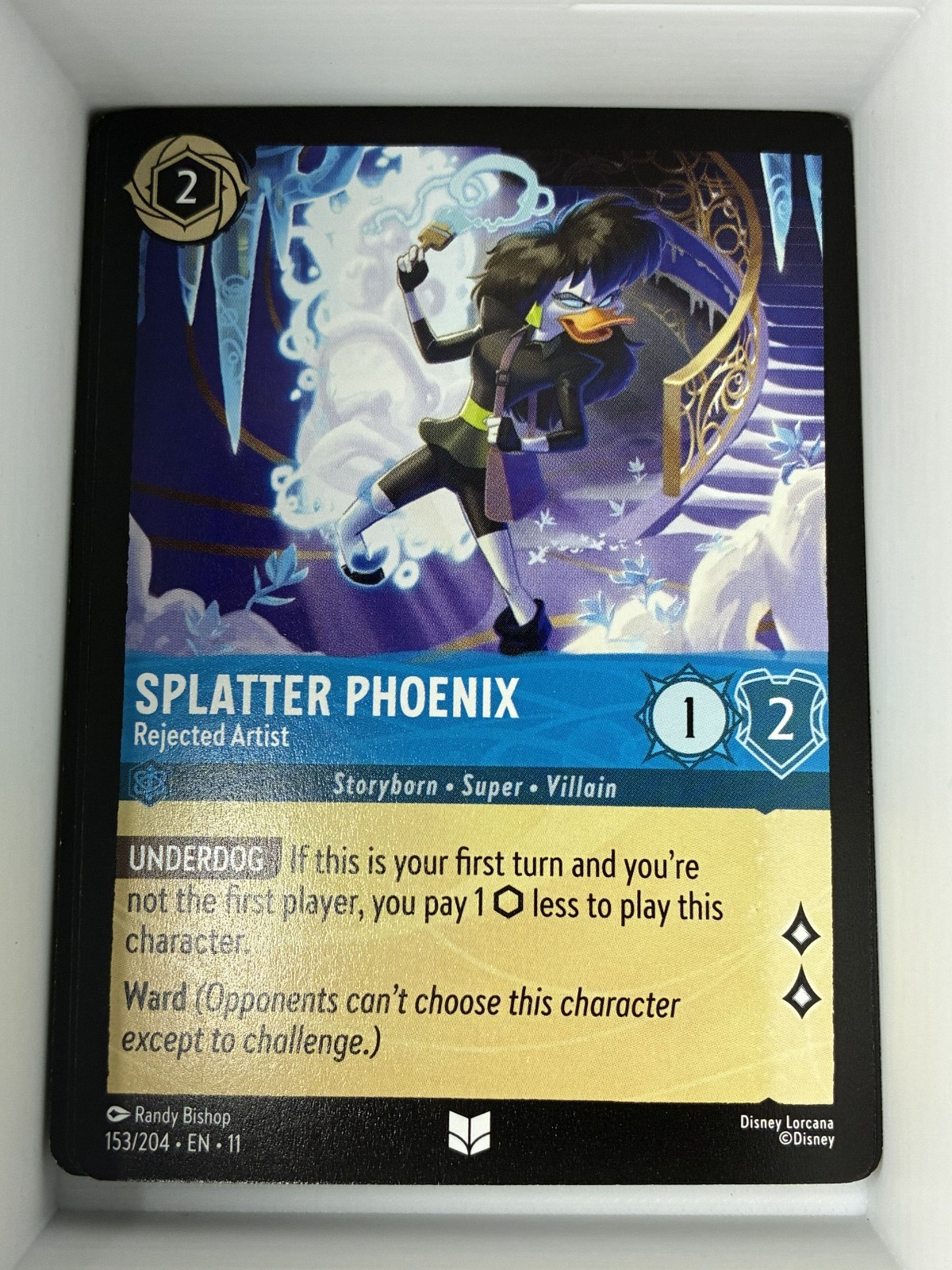 Splatter Phoenix 153/204 Uncommon Winterspell Disney Lorcana Excellent