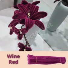 Chenille Craft Stems Pipe Cleaners 20pcs 30cm x 6mm Long Flexible Craft Supplies