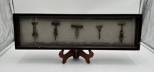 Creative Co-Op Framed Corkscrew Collection Shadow Box Wine Bar Wall Decor