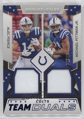 2022 Panini Rookies & Stars Prime 23/49 Alec Pierce Michael Pittman Jr RC 12ty