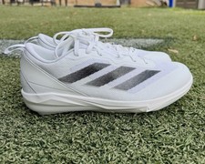 Adidas Adizero Instinct Softball Shoes IF3362 Metal Cleats White Navy Woman 10