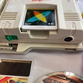 PC Engine Console + CD-ROM2 CDR-30A w/ INTERFACE UNIT IFU-30A + Games Working JP