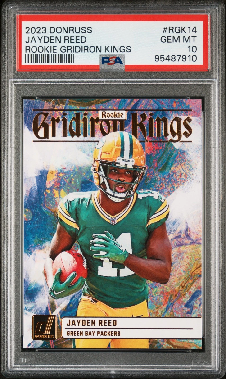 Jayden Reed Panini Donruss Rookie Gridiron Kings #RGK14 Base