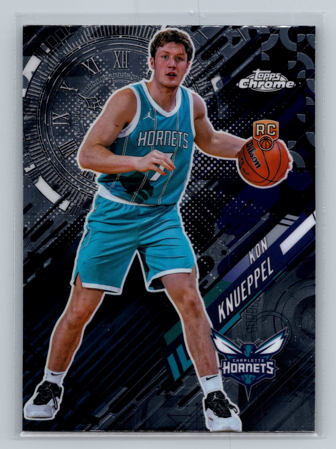 Kon Knueppel 2025-26 Topps Chrome #GT-19 Go Time Charlotte Hornets