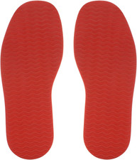 1Pair Shoe Rubber Full Sole Repair 4mm Thickness Replacement Bottom Non-Slip ...