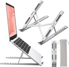 Laptop Stand for Desk, Aluminum Metal MacBook Stand  Computer Riser for Desk,