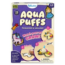 3D Art Kit - Aqua Puffs Princesses  Unicorns, Mess-Paint by Number Craft, DI...