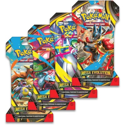 Pokémon Mega Evolution ME01 Booster Sleeved ENG NEU NEW Sealed IN HAND Shipping