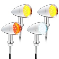 Motorcycle Front Rear Turn Signal, LED Turn Signals Compatible with Kawasaki