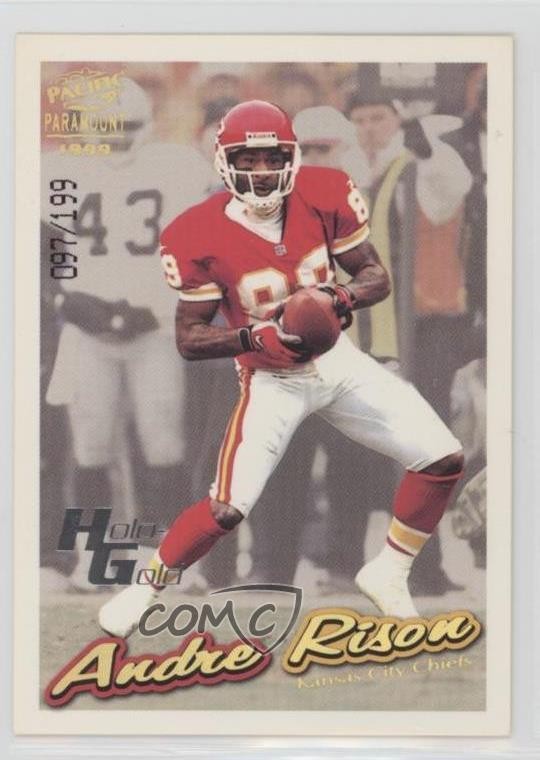 1999 Pacific Paramount Holo-Gold 97/199 Andre Rison #120 0c6