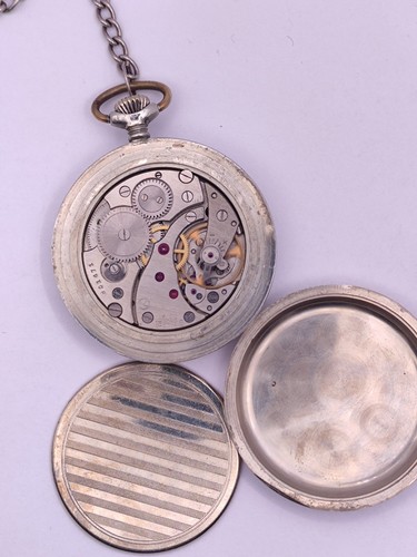 Vintage MOLNIJA MOLNYA Tale of the Urals USSR Mechanical Pocket Watch. - Picture 5 of 14