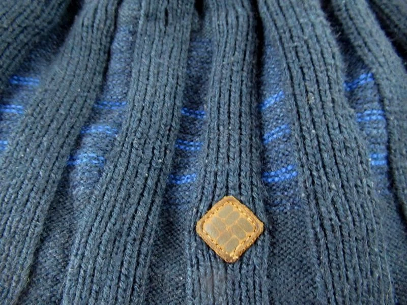 Columbia Gorro Forrado Tejido Azul Marino Azul Real Niño Talla 0/S Foto 4 de 4