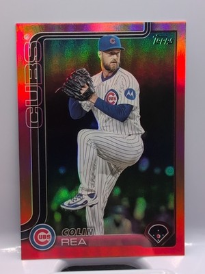 2025 Topps Update Colin Rea Red Foil /5 #US335 Chicago Cubs