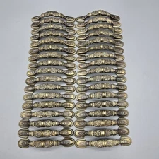 34 USED Belwith Chartres Antique Mist 3" P7334-AM Center Cabinet Arch Pulls READ