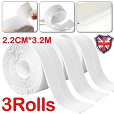 1-3PCS Bath Caulk Tape Sealant Strip PVC Self Adhesive Toilet Wall Sealing Tape