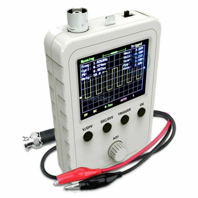 2.4'' LCD Display DSO150 Digital Oscilloscope Assembled With Case Test Clip DIY