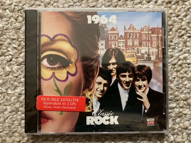 1964 CLASSIC ROCK COMP TIME LIFE MUSIC CD 24 TRACKS BRAND NEW