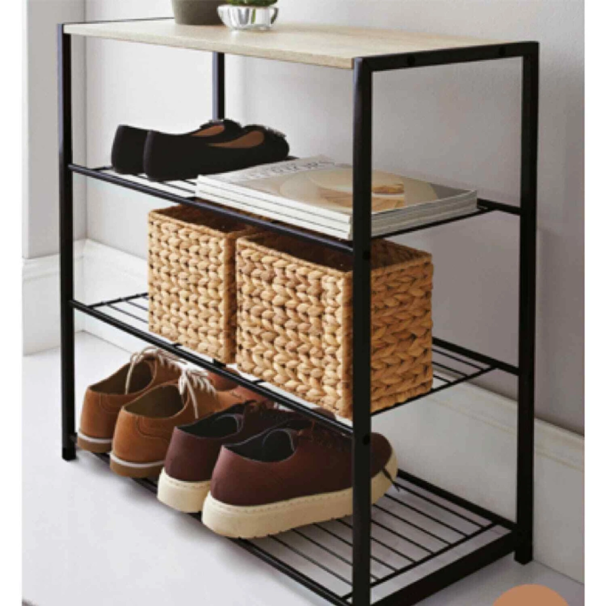 Best wooden shoe rack deals