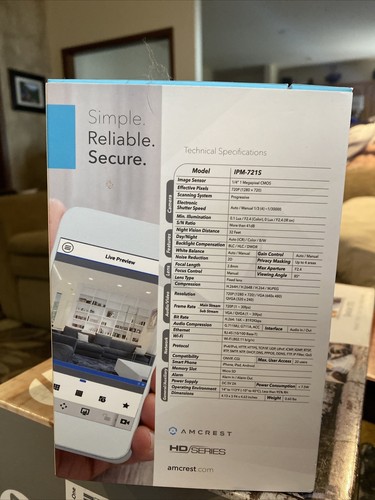 Amcrest HD Series 720p Wi-Fi Wireless IP Security Surveillance Camera System... - Picture 4 of 5