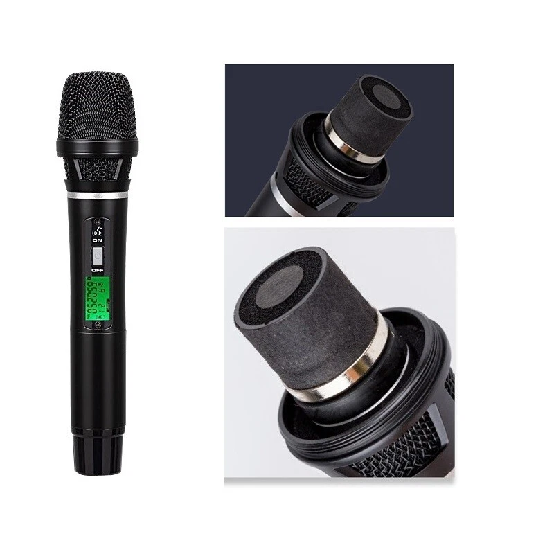 Wireless Microphone Set For Singers Live Vocal Mics Handheld True Diversity UHF - Image 2 of 4