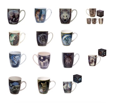 Lisa Parker Tassen/Fantasie verpackt Becher Geschenke/Wolf