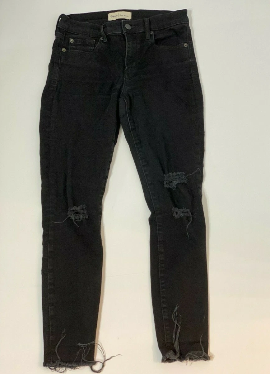 Gap black sales ripped jeans