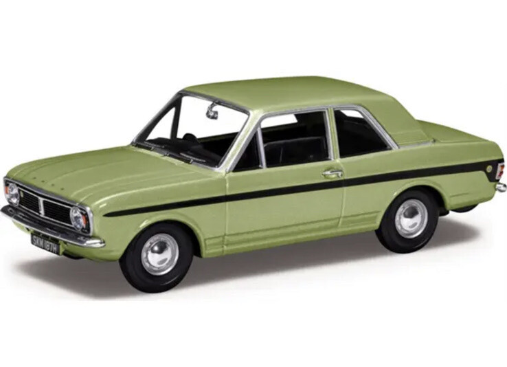 CORGI VANGUARDS 1/43 1969 FORD LOTUS CORTINA MK2 MKII IN FERN GREEN VA04121