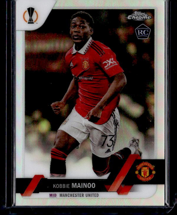 2022-23 Topps Chrome UEFA Club Competitions #118 Kobbie Mainoo Refractor