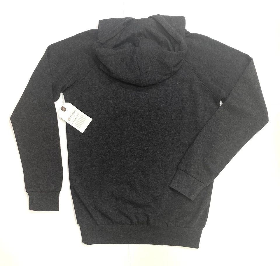 Sudadera con capucha para mujer Element negra jaspeada, talla: S Foto 2 de 2