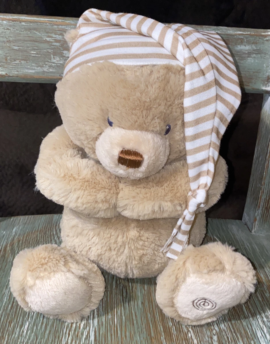 BABY GUND Animated Goodnight Prayer Bear Spiritual Plush Stuffed Animal, 15